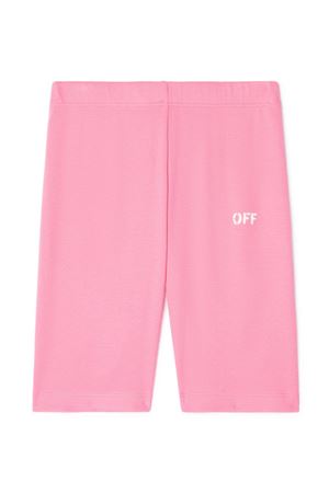 shorts in cotone rosa OFF WHITE KIDS | OGCD002S24JER0013201